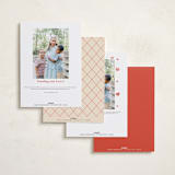 "Vintage ribbon" - Valentine's Day Cards in Cherry by Megan Cash - Back of Card Options