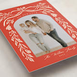 "Vintage ribbon" - Valentine's Day Cards in Cherry by Megan Cash - Detail