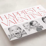 "happiest valentine's" - Valentine's Day Cards in Rose by Laura Hamm - Detail