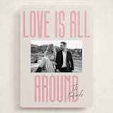"Love is All Around" - Valentine's Day Cards in Petal by Jackie Crawford - Front