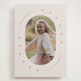"Oval Valentine" - Valentine's Day Cards in Sand by Kristin Oliversen - Front