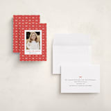 "Little Hearts & Bows" - Valentine's Day Cards in Cherry by Maria Alou - Assembled