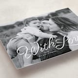 "Ribbon script" - Valentine's Day Cards in Snow by Lea Delaveris - Detail