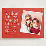 "Belated" - Valentine's Day Cards in Rose by Hudson meet Rose - Front