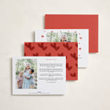 "Belated" - Valentine's Day Cards in Rose by Hudson meet Rose - Back of Card Options