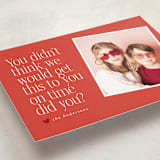 "Belated" - Valentine's Day Cards in Rose by Hudson meet Rose - Detail