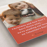"flown away" - Valentine's Day Cards in Persimmon by Deborah Chou - Detail