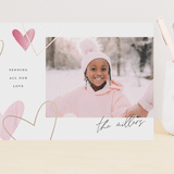 "Sending the love" - Valentine's Day Cards in Rose by Pixel and Hank - Front