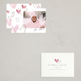 "Sending the love" - Valentine's Day Cards in Rose by Pixel and Hank - Assembled