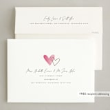 "Sending the love" - Valentine's Day Cards in Rose by Pixel and Hank - FREE Recipient Addressing