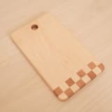 "Checkered Tail Cutting board" - Cutting Boards in gold by Koppa Wood