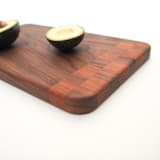 "Checkered Tail Cutting board" - Cutting Boards in black by Koppa Wood
