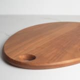 "Egg Cutting & Serving Board Cherry Wood" - Cutting Boards in yellow by KHEM Studios