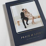 "Modern Elegant" - Hanukkah Cards in Midnight by Katherine Moynagh - Detail