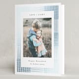 "Plaid Frame" - Hanukkah Cards in Ice by AK Graphics - Folded Card
