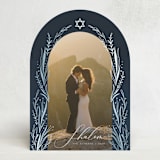 "Floral Arch" - Hanukkah Cards in Night by Orasie - Front