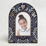 "Flourish" - Hanukkah Cards in Midnight by Hudson meet Rose - Front