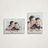 "Hanukkah Frame" - Hanukkah Cards in Snow by Becky Nimoy - Photo Orientation Options