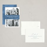 "Elegant Hanukkah" - Hanukkah Cards in Sky by Nicole Barreto - Assembled
