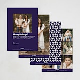 "Hanukkah Frame" - Hanukkah Cards in Snow by Becky Nimoy - Back of Card Options