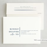 "Talavera" - Hanukkah Cards in Navy by Meagan Christensen - FREE Recipient Addressing