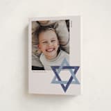 "Star of David" - Hanukkah Cards in Blue Spruce by Annie Montgomery - Folded Card