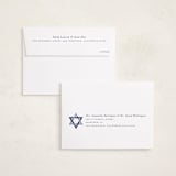 "Star of David" - Hanukkah Cards in Blue Spruce by Annie Montgomery - FREE Recipient Addressing