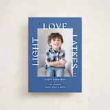 "Here for the Latkes" - Hanukkah Cards in Powder by Erika Firm - Front