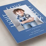 "Here for the Latkes" - Hanukkah Cards in Powder by Erika Firm - Detail