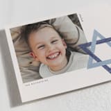"Star of David" - Hanukkah Cards in Blue Spruce by Annie Montgomery - Detail