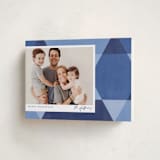 "Hanukkah Star" - Hanukkah Cards in Denim by Robert and Stella - Folded Card