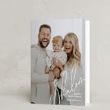 "Script Shalom" - Hanukkah Cards in Frost by Mary Kay Garttmeier - Folded Card