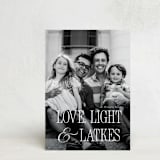 "love, light, latkes" - Hanukkah Cards in Starlight by Benita Crandall - Front
