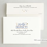 "Candle Warmth" - Hanukkah Cards in Navy by Laura Bolter - FREE Recipient Addressing