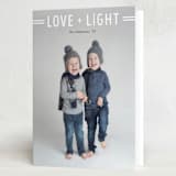 "Love + Light" - Hanukkah Cards in Sugar by Jen Banks - Folded Card