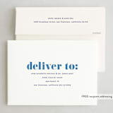 "Love & Light Type" - Hanukkah Cards in Denim by Kerry Doyle - FREE Recipient Addressing