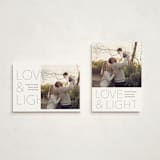 "Love and Light" - Hanukkah Cards in Lake by Laura Condouris - Photo Orientation Options