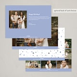 "Peace, Love & Latkes" - Hanukkah Cards in Frost by Laura Bercovich - Back of Card Options