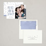 "Peace, Love & Latkes" - Hanukkah Cards in Frost by Laura Bercovich - Assembled