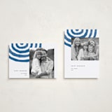 "Hanukkah Menorah" - Hanukkah Cards in Cobalt by Sumak Studio - Photo Orientation Options