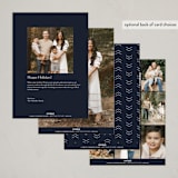 "Minimalist Hanukkah" - Hanukkah Cards in Reflection by Corinne Malesic - Back of Card Options
