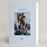 "Minimalist Hanukkah" - Hanukkah Cards in Reflection by Corinne Malesic - Folded Card