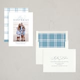 "Hanukkah Greetings" - Hanukkah Cards in Glacier by Megan Davis - Assembled