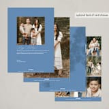 "Elegant Hanukkah" - Hanukkah Cards in Sky by Nicole Barreto - Back of Card Options
