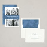 "Elegant Hanukkah" - Hanukkah Cards in Sky by Nicole Barreto - Assembled