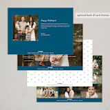 "Soft Light" - Hanukkah Cards in Blue Jay by Snow and Ivy - Back of Card Options