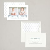 "Soft Light" - Hanukkah Cards in Blue Jay by Snow and Ivy - Assembled