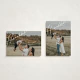 "Hanukkah Scrawl" - Hanukkah Cards in Snow by Laura Bercovich - Photo Orientation Options