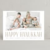 "Classic headline" - Hanukkah Cards in Gingerbread by Orasie - Front