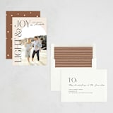 "Jubilant Arch" - Hanukkah Cards in Creme by Annie Clark - Assembled